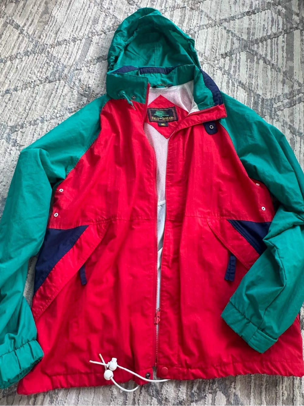 Vintage 90’s Cabincore Field & Stream Men’s Jacket Large Windbreaker